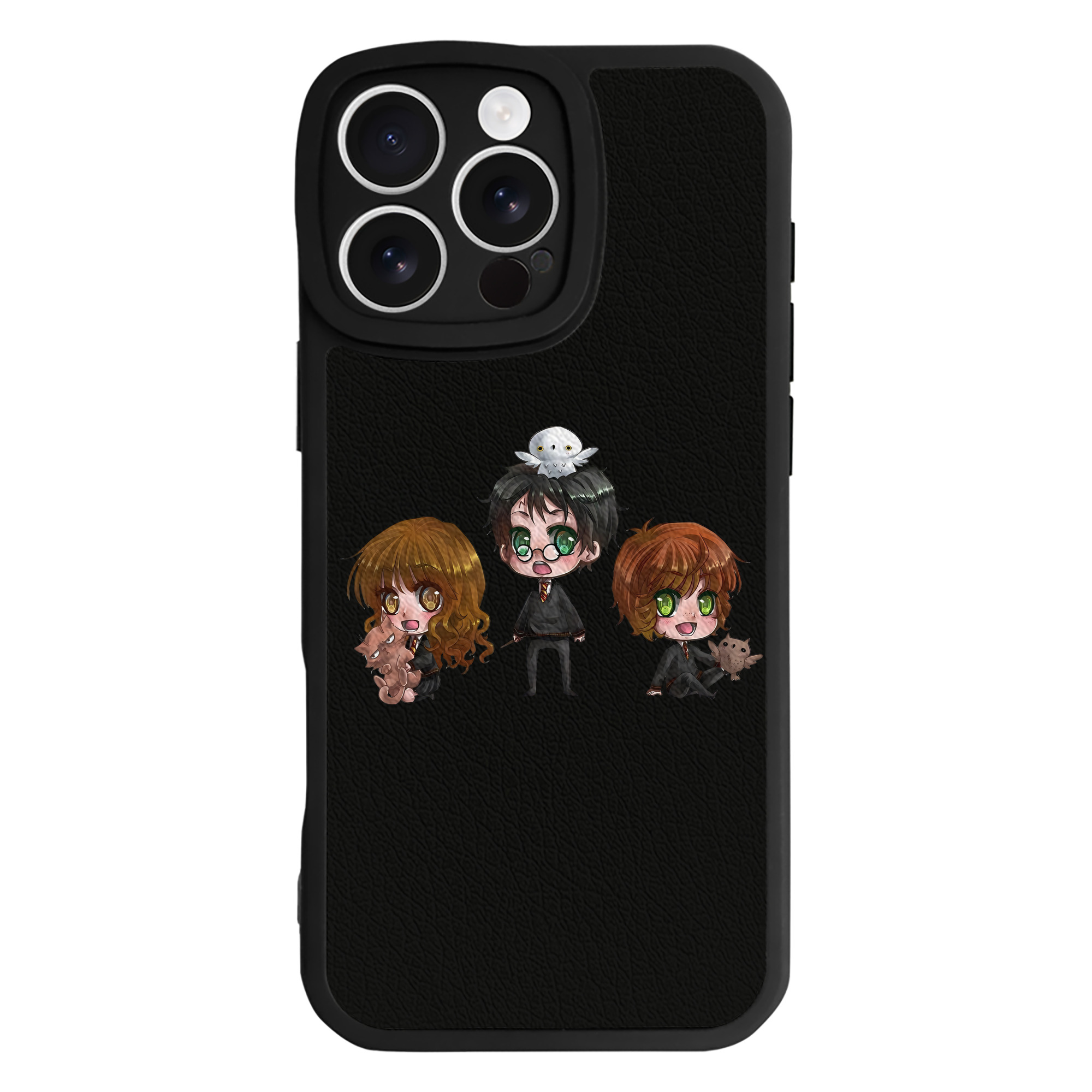 （画像用） Harry Potter ハリー・ポッターシリーズ 【iPhone 16シリーズ対応】シリコンスマホケース（レザー調） 材質：シリコン